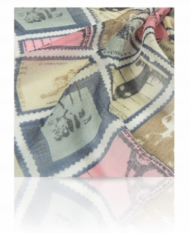 Палантин Женский W-STAMP/PASTEL